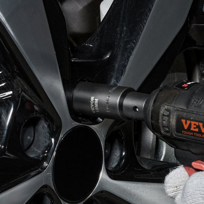 90 Piece Drive Impact Socket Set With Cr Mo Alloy Sockets 6