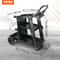 Heavy Duty 3 Tier Welding Cart With 400lb Capacity 360 Wheels 5