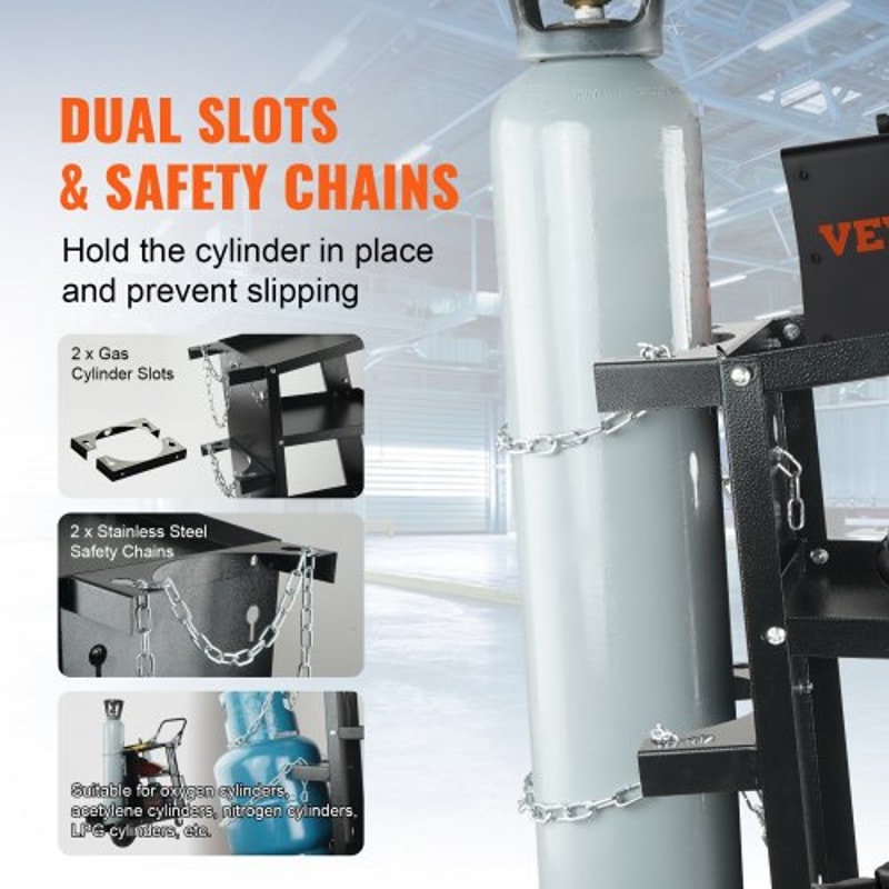 Heavy Duty 3 Tier Welding Cart With 400lb Capacity 360 Wheels 2