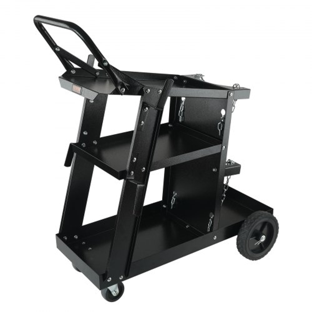 Heavy Duty 3 Tier Welding Cart With 400lb Capacity 360 Wheels 10