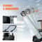 Premium Heavy Duty Welder Cart with Lockable Cabinet & 360° Swivel Wheels