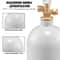 5lb CO2 Tank Heavy Duty Aluminum CO2 Cylinder With CGA320 Valve 4