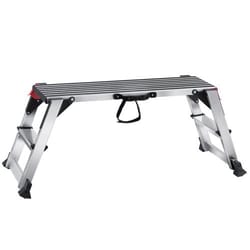 heavy duty folding aluminum work platform with 660lb load capacity