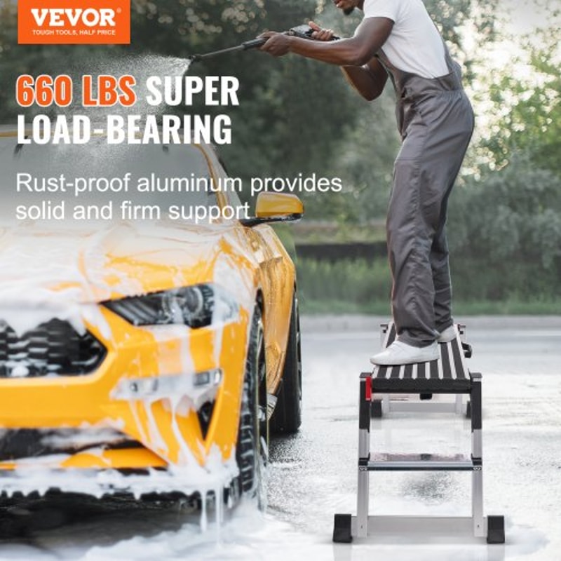 Heavy Duty Folding Aluminum Work Platform With 660lb Load Capacity 1