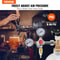 CGA320 CO2 Draft Beer Regulator Gauge With Dual PSI Dials 1