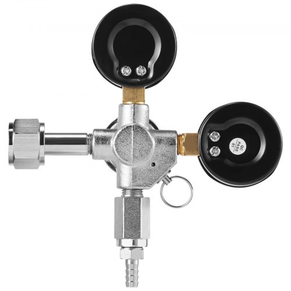 CGA320 CO2 Draft Beer Regulator Gauge With Dual PSI Dials 9