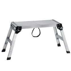 folding work platform 330 lbs capacity aluminum step stool bench