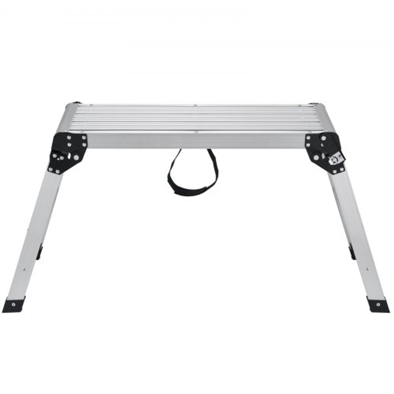 Folding Work Platform 330 Lbs Capacity Aluminum Step Stool Bench 7