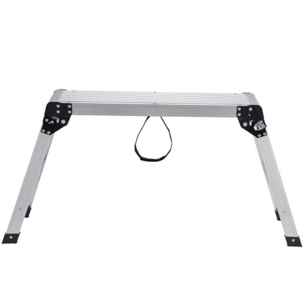 Folding Work Platform 330 Lbs Capacity Aluminum Step Stool Bench 8