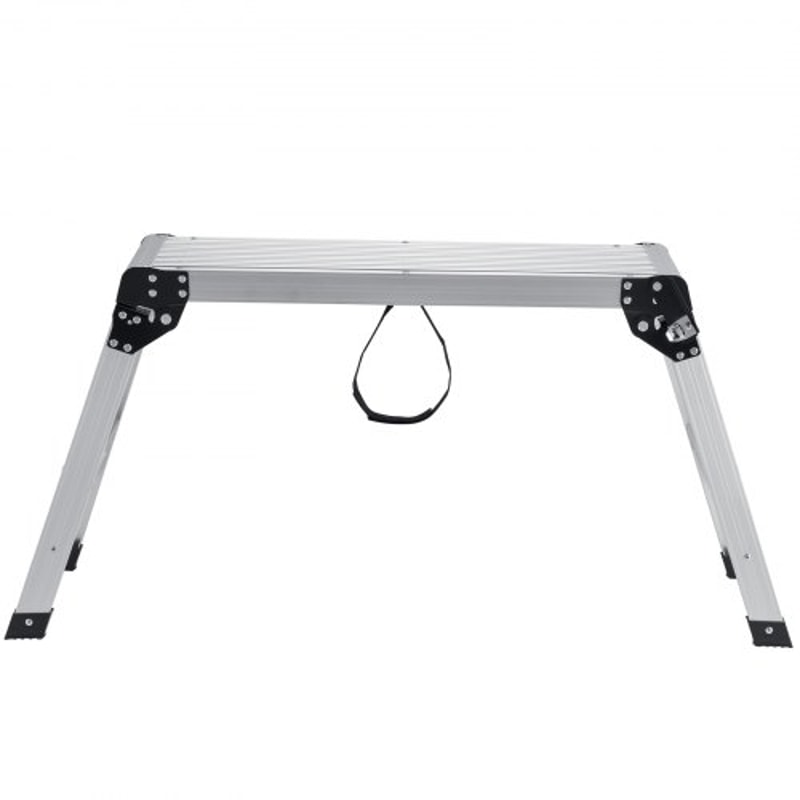 Folding Work Platform 330 Lbs Capacity Aluminum Step Stool Bench 8