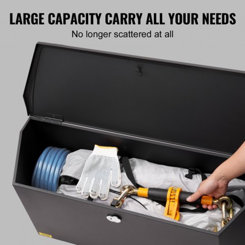 Premium Trailer Tongue Tool Box With Lockable Storage 2