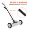Heavy Duty Rolling Magnetic Sweeper With Wheels Adjustable Handle 4