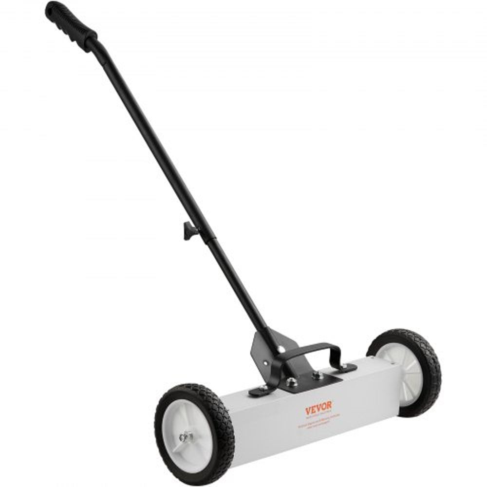 Heavy Duty Rolling Magnetic Sweeper With Wheels Adjustable Handle 7