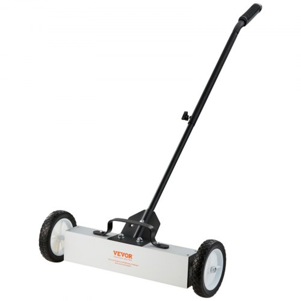 Heavy Duty Rolling Magnetic Sweeper With Wheels Adjustable Handle 8