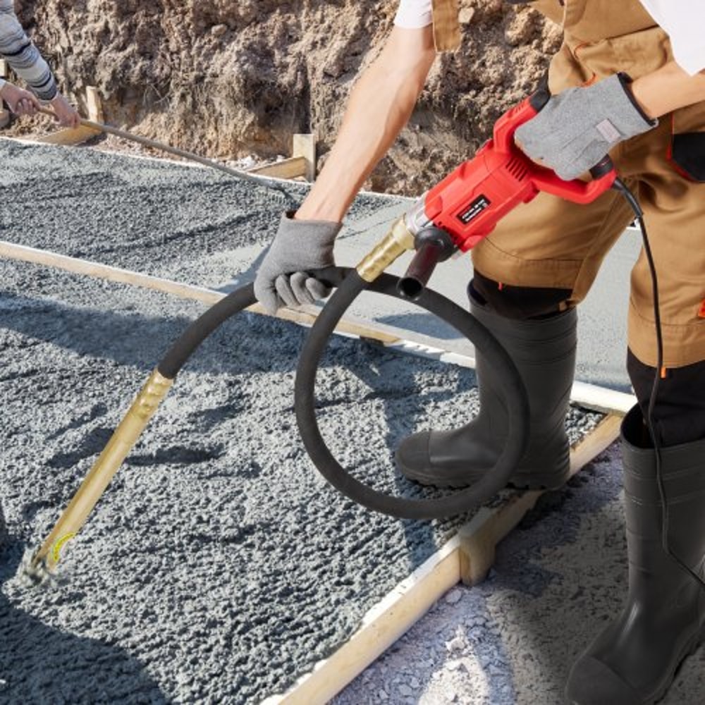 Premium Handheld Electric Concrete Vibrator 800W High Frequency Compaction Tool 6