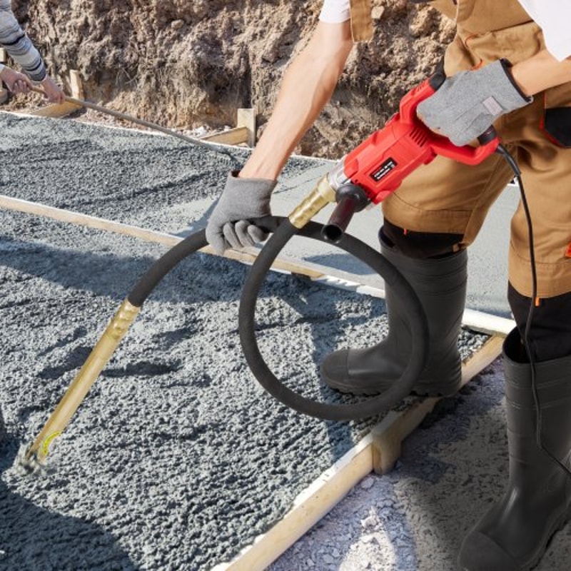 Premium Handheld Electric Concrete Vibrator 800W High Frequency Compaction Tool 6