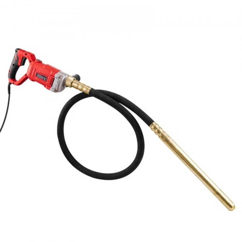 Premium Handheld Electric Concrete Vibrator 800W High Frequency Compaction Tool 8