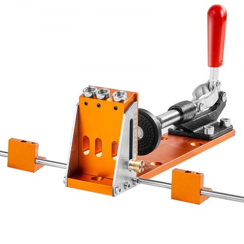 Premium Adjustable Pocket Hole Jig Joinery Kit With C Clamp Accessories 8