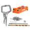 Premium Adjustable Pocket Hole Jig Kit With Clamp Accessories For Precision Woodworking 0