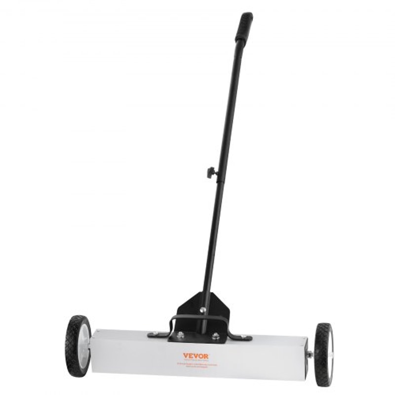 Premium Heavy Duty Rolling Magnetic Sweeper With Wheels Adjustable Handle 9