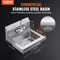 Commercial Stainless Steel Wall Mount Hand Sink With Faucet 1