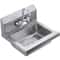 Commercial Stainless Steel Wall Mount Hand Sink With Faucet 7