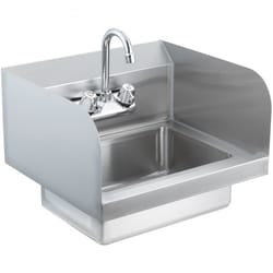 premium stainless steel commercial hand sink wall mount basin with faucet