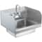 Premium Stainless Steel Commercial Hand Sink Wall Mount Basin With Faucet 0