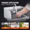 Premium Stainless Steel Commercial Hand Sink Wall Mount Basin With Faucet 5
