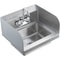 Premium Stainless Steel Commercial Hand Sink Wall Mount Basin With Faucet 7