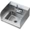Premium Stainless Steel Commercial Hand Sink Wall Mount Basin With Faucet 8