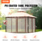 Premium Outdoor Patio Gazebo With Mosquito Netting Steel Frame 1