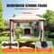 Premium Outdoor Patio Gazebo With Mosquito Netting Steel Frame 3