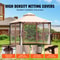Premium Outdoor Patio Gazebo With Mosquito Netting Steel Frame 4