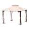 Premium Outdoor Patio Gazebo With Mosquito Netting Steel Frame 8