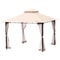 Premium Outdoor Patio Gazebo With Mosquito Netting Steel Frame 8