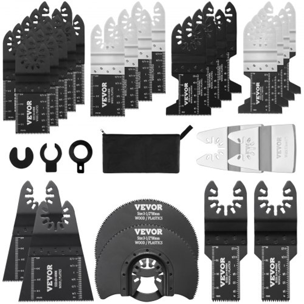 30PCS Universal Oscillating Tool Blades Kit With Quick Release 0