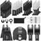 30PCS Universal Oscillating Tool Blades Kit With Quick Release 0
