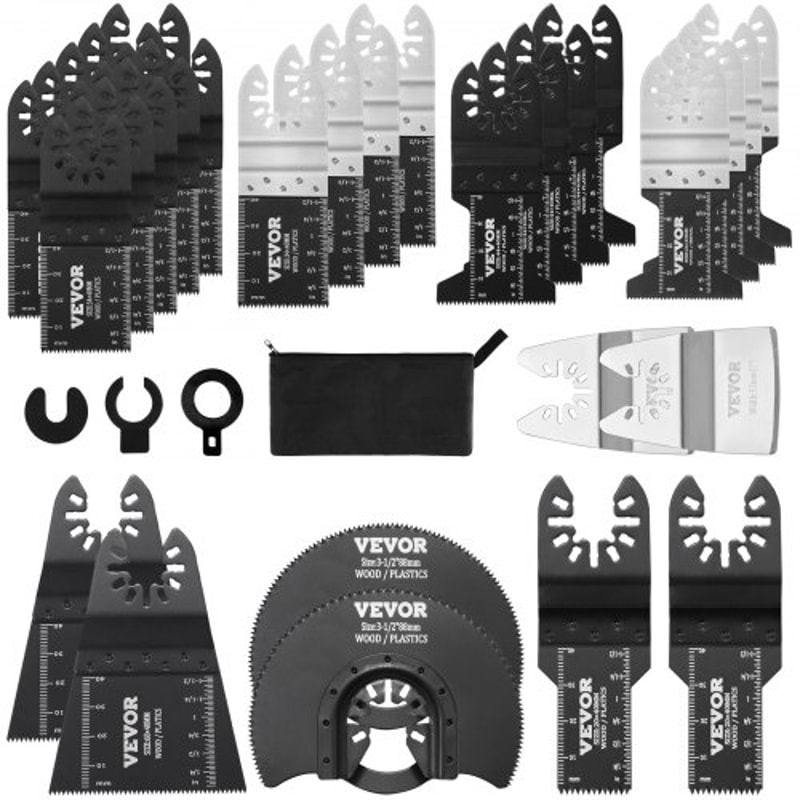 30PCS Universal Oscillating Tool Blades Kit With Quick Release 0
