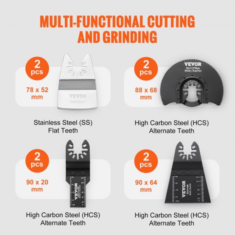 30PCS Universal Oscillating Tool Blades Kit With Quick Release 2