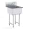 Heavy Duty Stainless Steel Prep Commercial Utility Sink With Faucet Legs 0