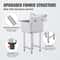 Heavy Duty Stainless Steel Prep Commercial Utility Sink With Faucet Legs 3