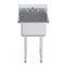 Heavy Duty Stainless Steel Prep Commercial Utility Sink With Faucet Legs 8