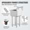 Heavy Duty Stainless Steel Utility Sink With Faucet Legs Commercial Prep Sink 5