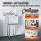 Heavy Duty Stainless Steel Utility Sink With Faucet Legs Commercial Prep Sink 1