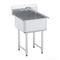 Stainless Steel Prep And Utility Sink Commercial Stainless Steel Prep Utility Sink With Faucet Le 0
