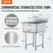 Stainless Steel Prep And Utility Sink Commercial Stainless Steel Prep Utility Sink With Faucet Le 1