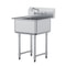 Stainless Steel Prep And Utility Sink Commercial Stainless Steel Prep Utility Sink With Faucet Le 7