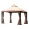 Spacious Outdoor Patio Gazebo Canopy Shelter With Mosquito Netting 0