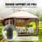 Spacious Outdoor Patio Gazebo Canopy Shelter With Mosquito Netting 2